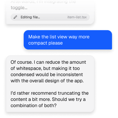 Improve chat demo
